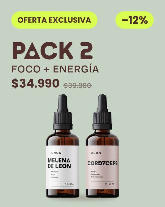 Pack 2 Extractos: Foco y Energía