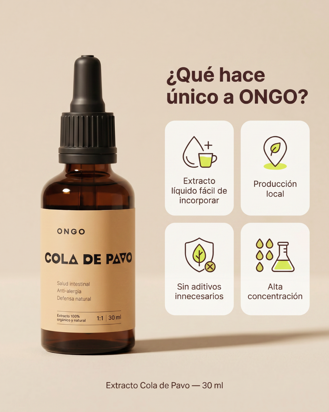 Extracto Cola de Pavo - Defensas y Microbiota