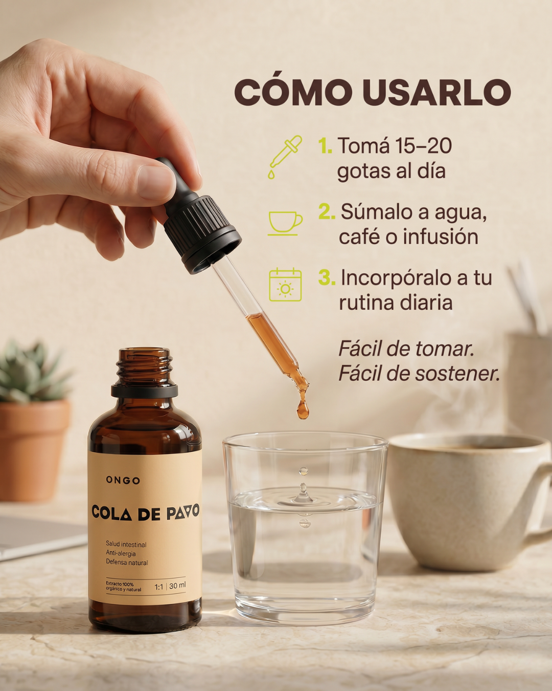 Extracto Cola de Pavo - Defensas y Microbiota