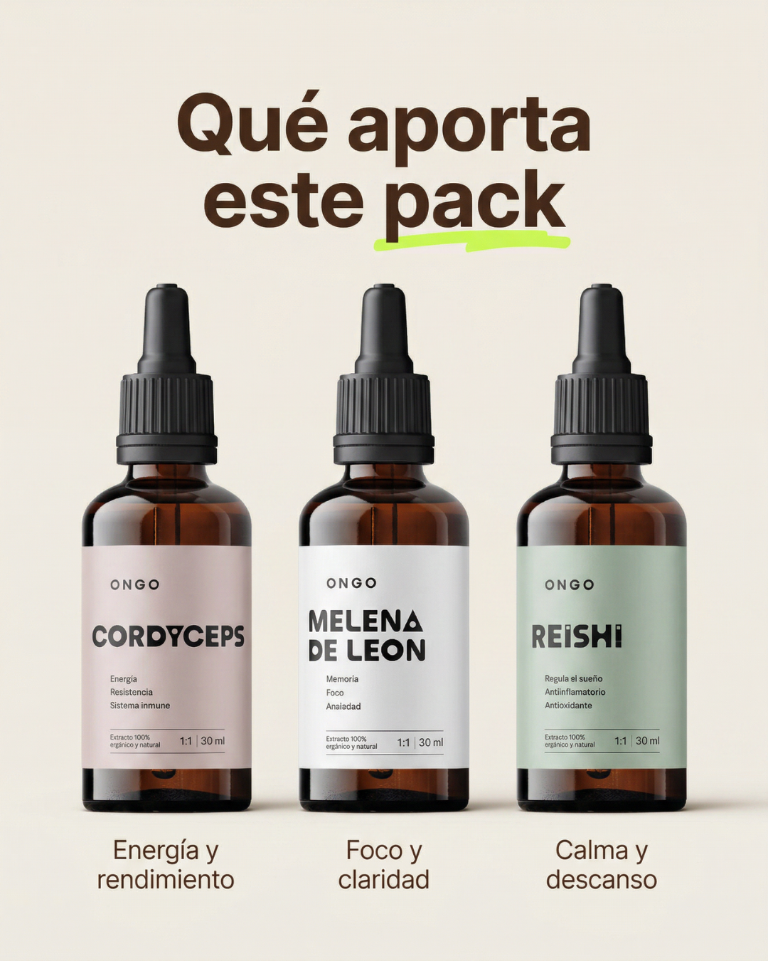Pack 3 Extractos Funcionales