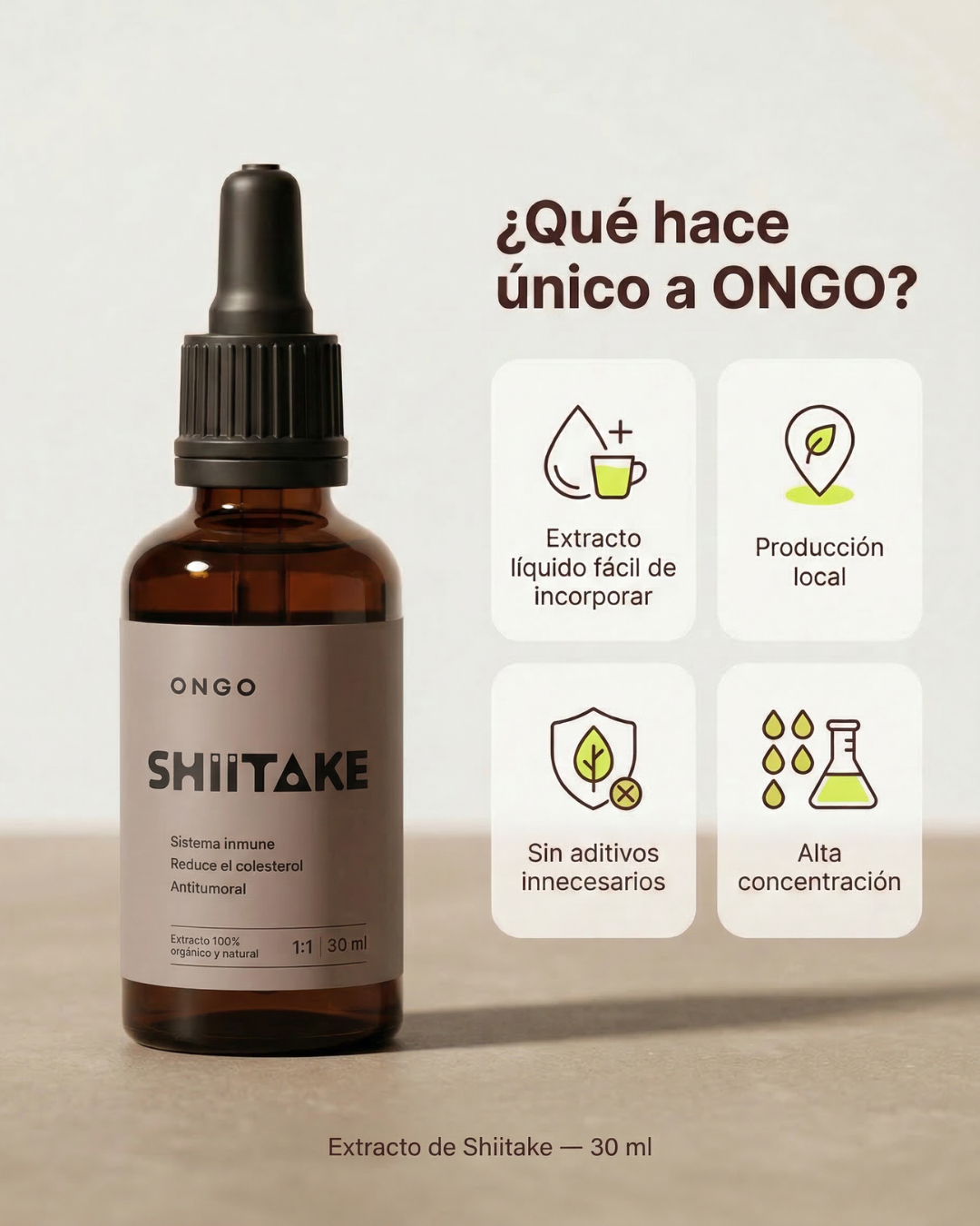 Extracto Shiitake - Sistema Inmune e Inflamación