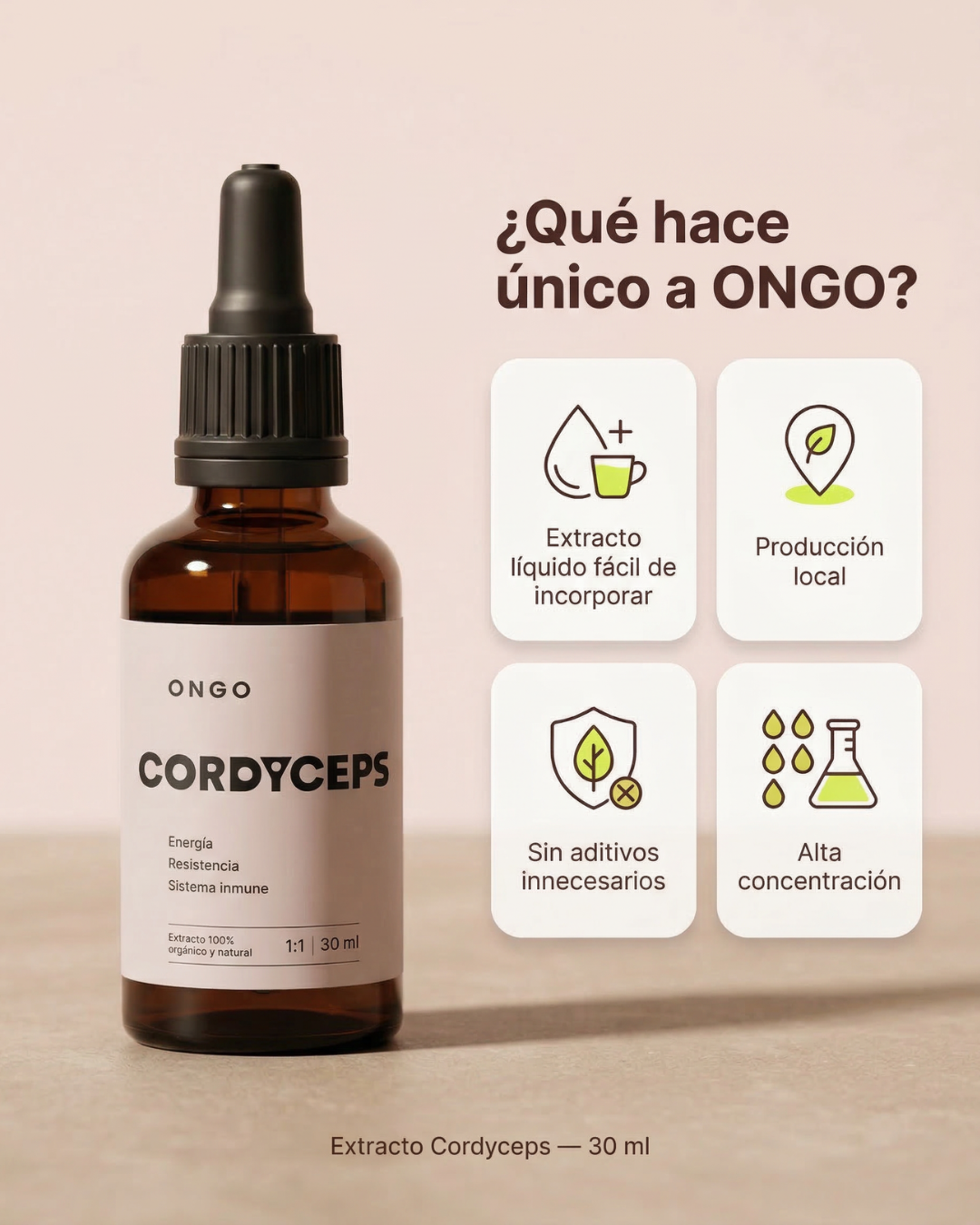 Extracto Cordyceps - Energía