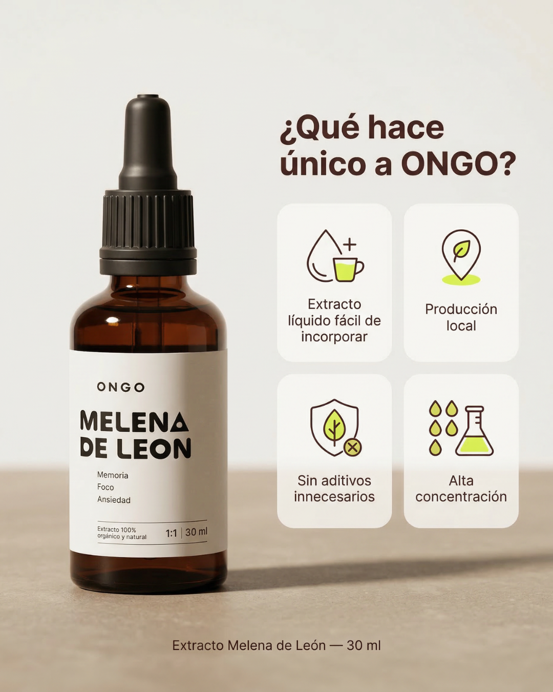 Extracto Melena de Leon - Memoria