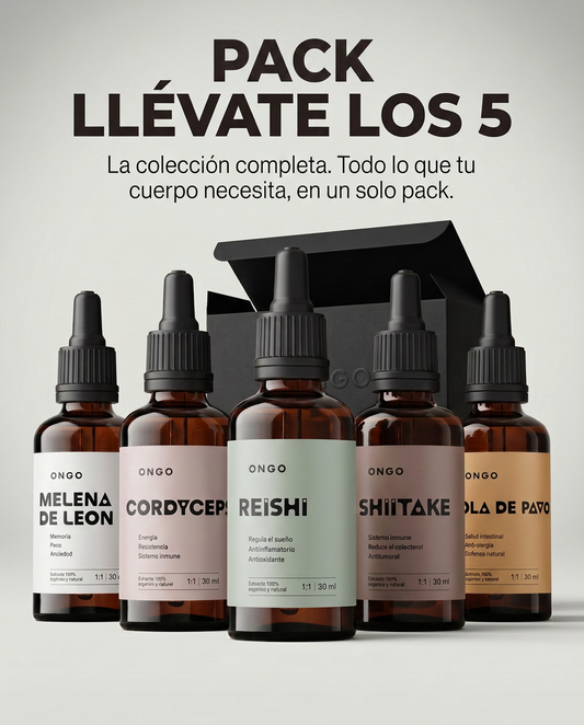 Pack 5 Extractos Adaptógenos Funcionales